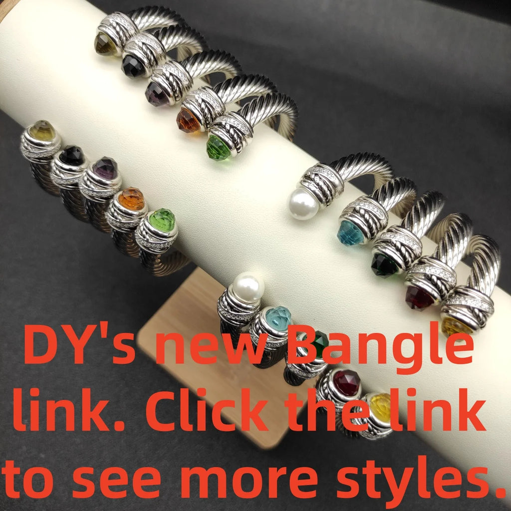 2025 New Style DY Bangle Timeless Elegance Fashion Jewelry Gift Suitable for Both Men and Women Holiday Gift