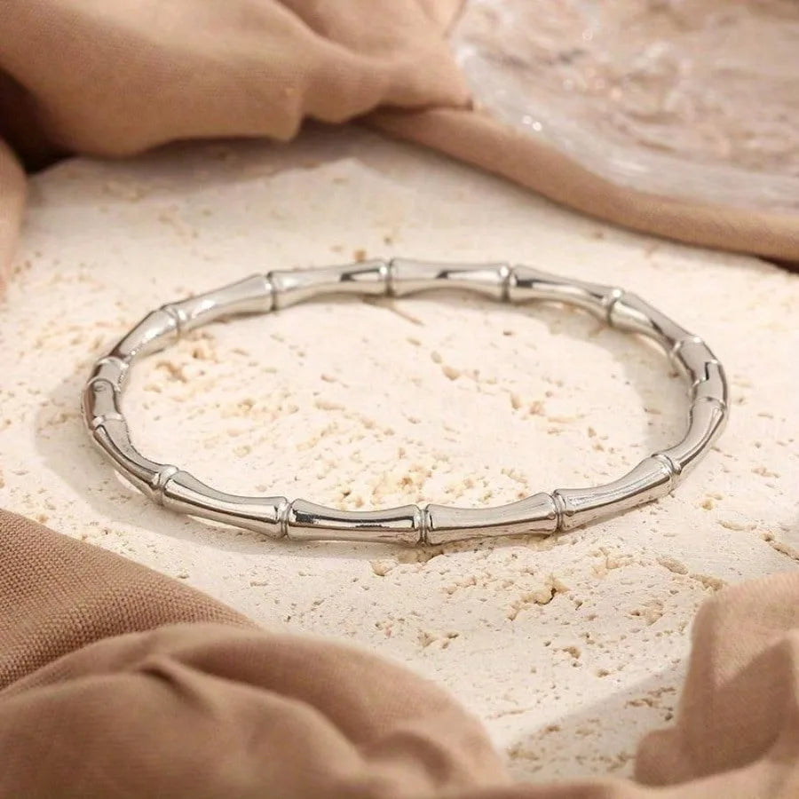 Opening Bracelet Bamboo Knot Simple Fashion Low Sensitivity Classic Design Simple Women's Bracelet